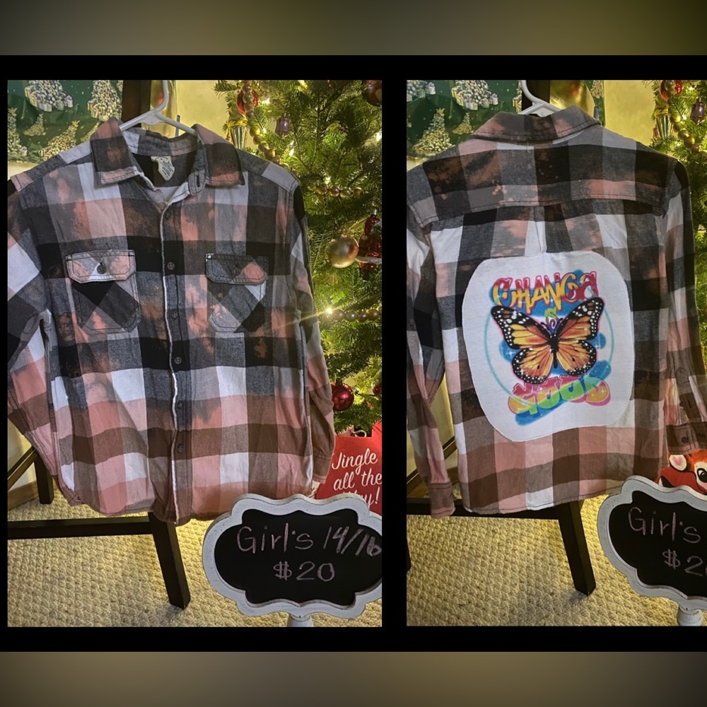 Change is good bleached flannel